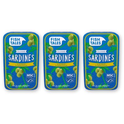 pdp-image-Fish Tales Sardines in olijfolie 3-pack