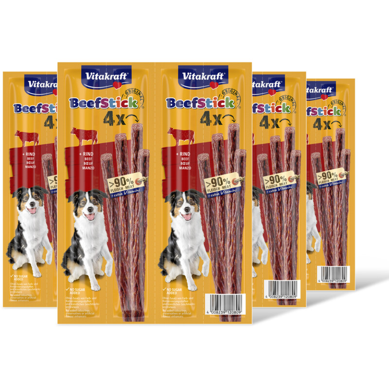 Vitakraft Beefsticks rund 4-pack