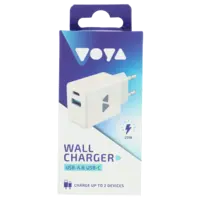 VOYA Wall charger USB-A & USB-C