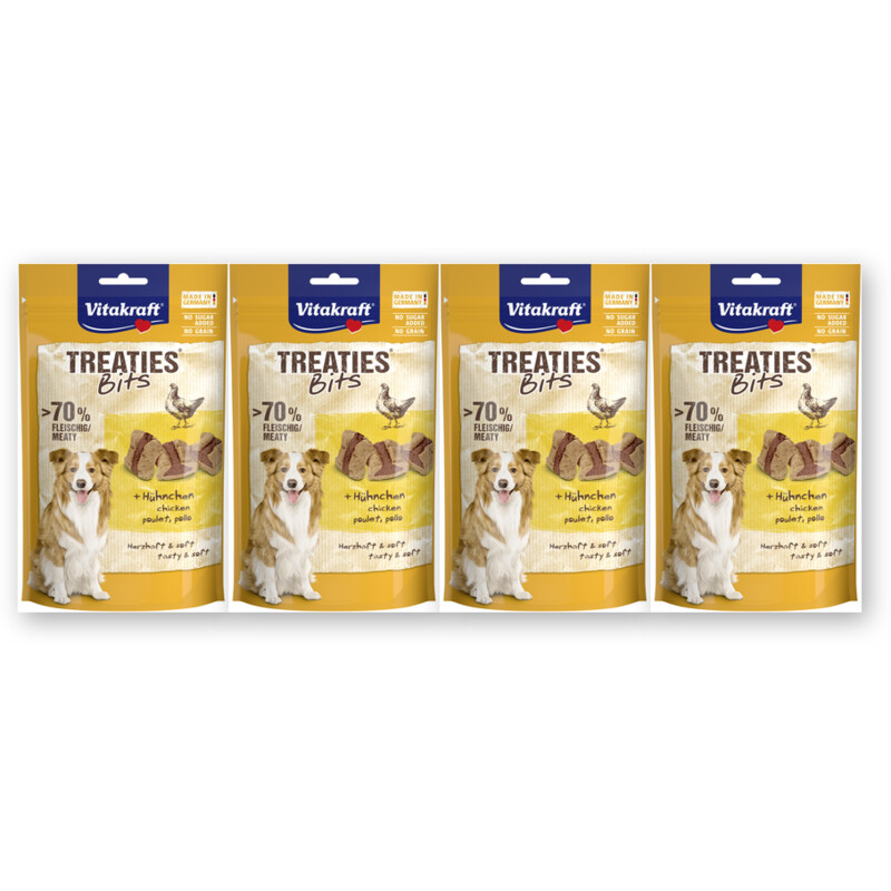 Vitakraft Treaties bits kip bacon 4-pack