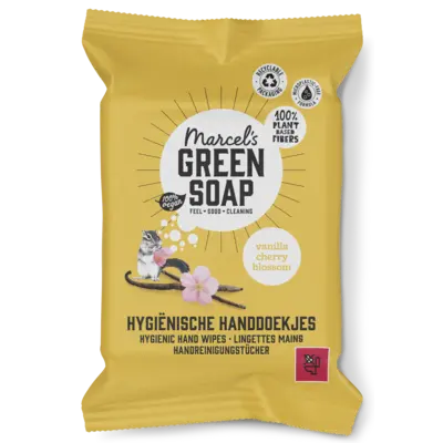pdp-image-Marcel's Green Soap Hand wipes vanilla & cherry blossom