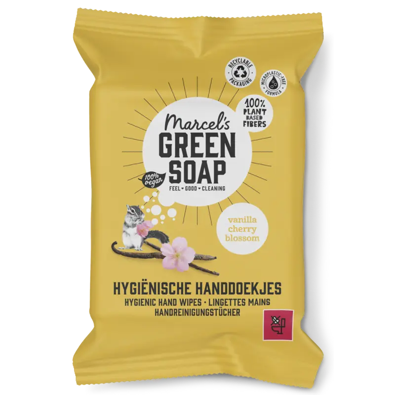 Hand wipes vanilla & cherry blossom