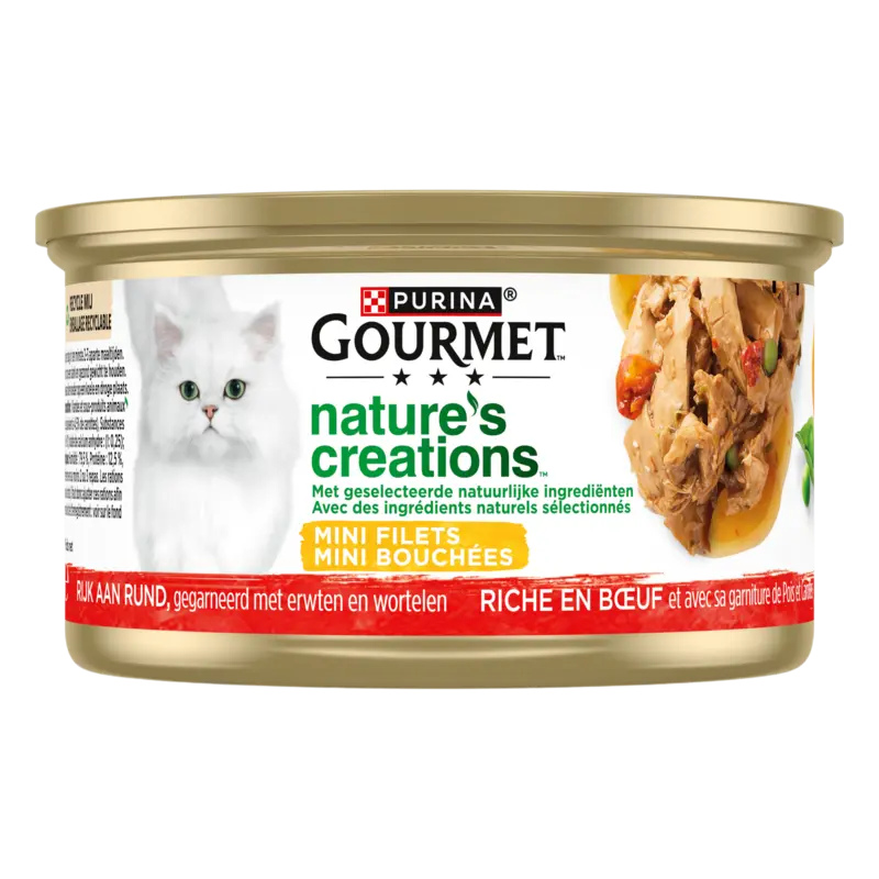 Nature's Creations Kattenvoer nat met Rund