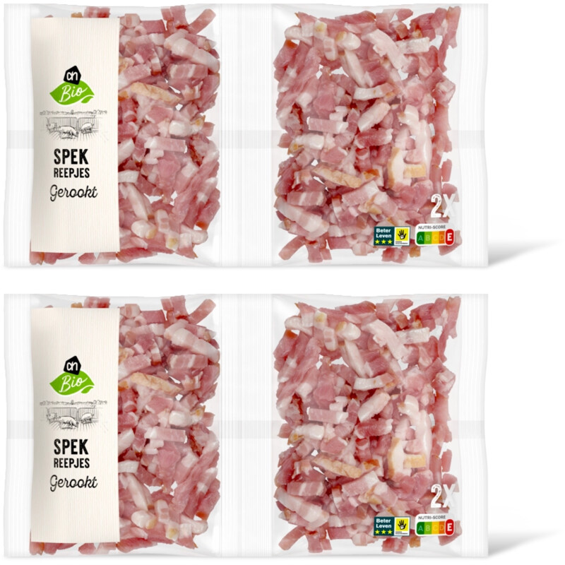 AH Biologisch Spekreepjes gerookt 2-pack