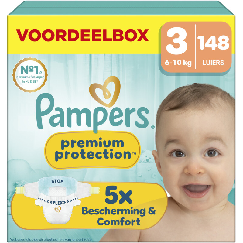 Pampers Premium protection luiers maat 3