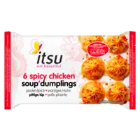 Itsu Spicy chicken soup dumplings