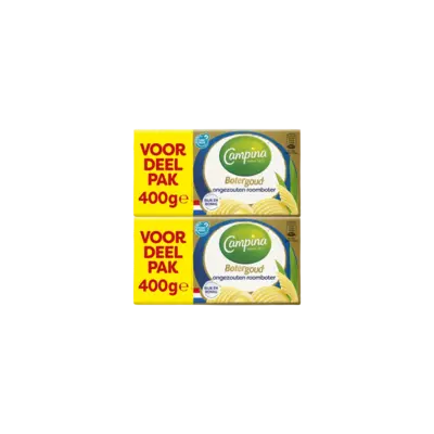 pdp-image-Campina Botergoud roomboter ongezouten 2-pack