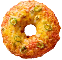 AH Pizza donut jalapeño cheddar