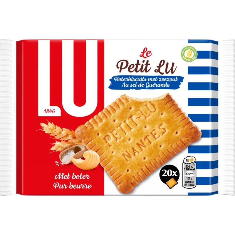 Petit beurre boterbiscuits zeezout