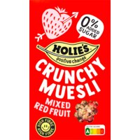 Holie's Crunchy muesli mixed red fruit