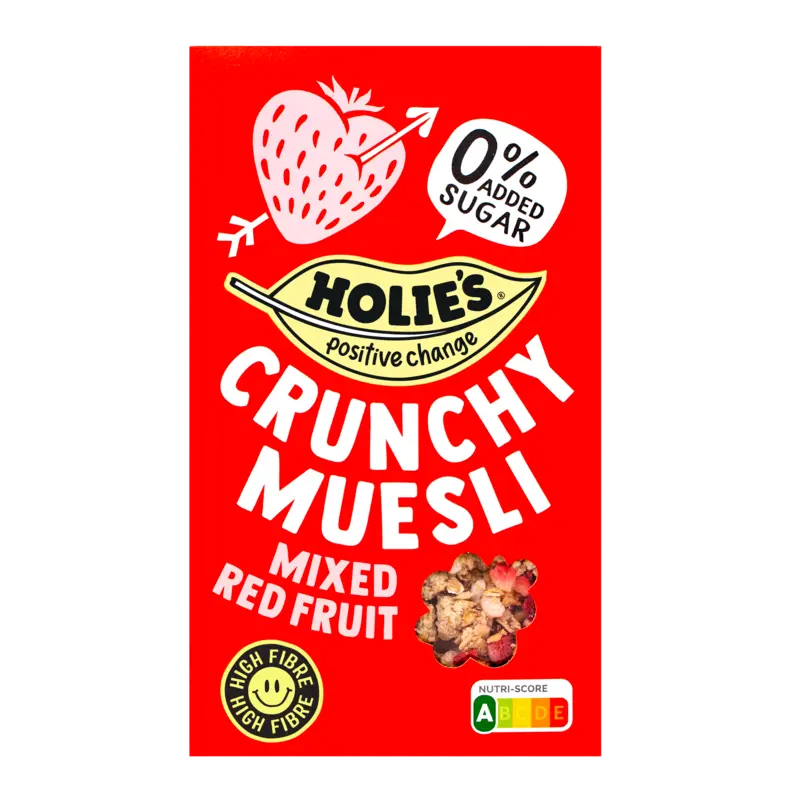Holie's Crunchy muesli mixed red fruit