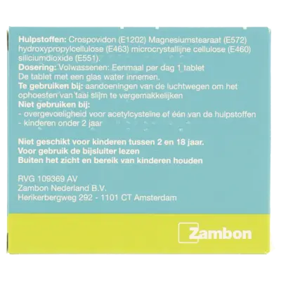 pdp-image-Fluimucil 600mg tabletten