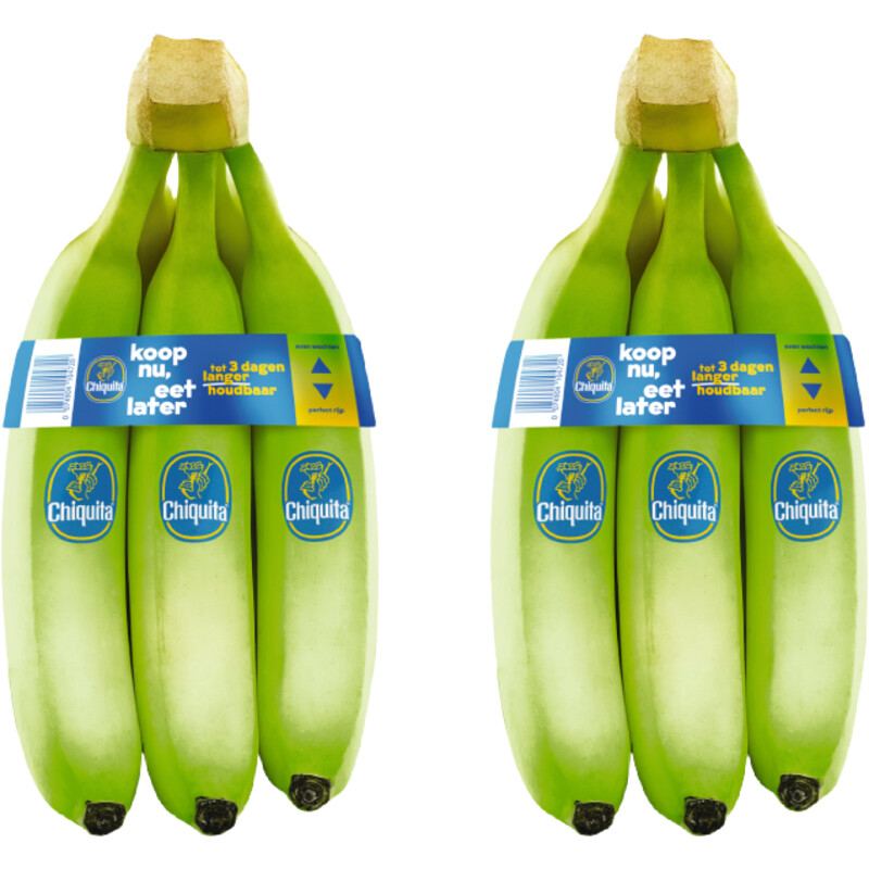 Een afbeelding van Chiquita Groene bananen 2-pack