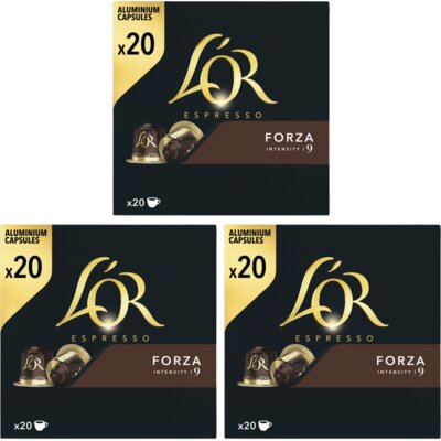 pdp-image-L'OR Espresso forza capsules 3-pack