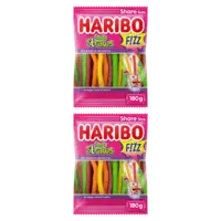 Haribo Soda Straws f!zz zuur 2-pack