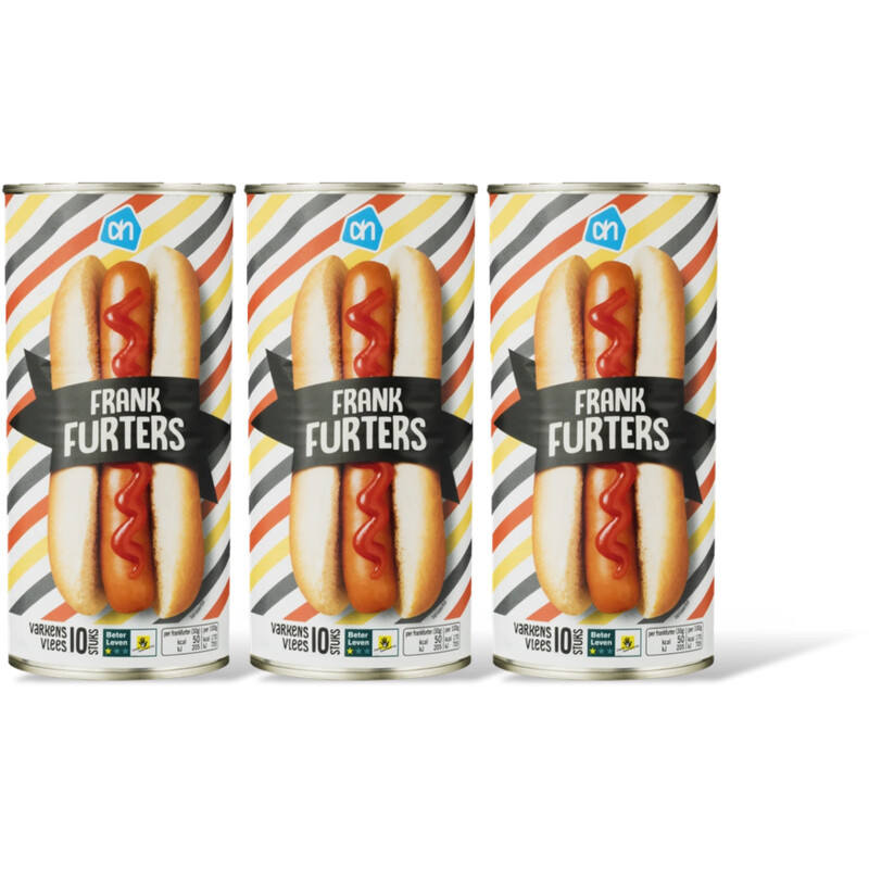 AH Frankfurters 3-pack