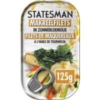 Een afbeelding van Statesman Makreelfilets in zonnebloemolie