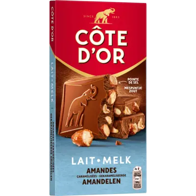 pdp-image-Côte d'Or Reep melk gekarameliseerde amandelen