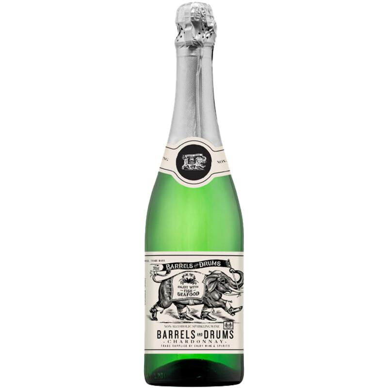 Een afbeelding van Barrels and drums Sparkling Alcoholvrij