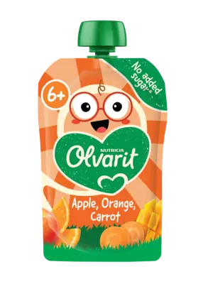 pdp-image-Olvarit Knijpfruit apple, orange, carrot 6m+
