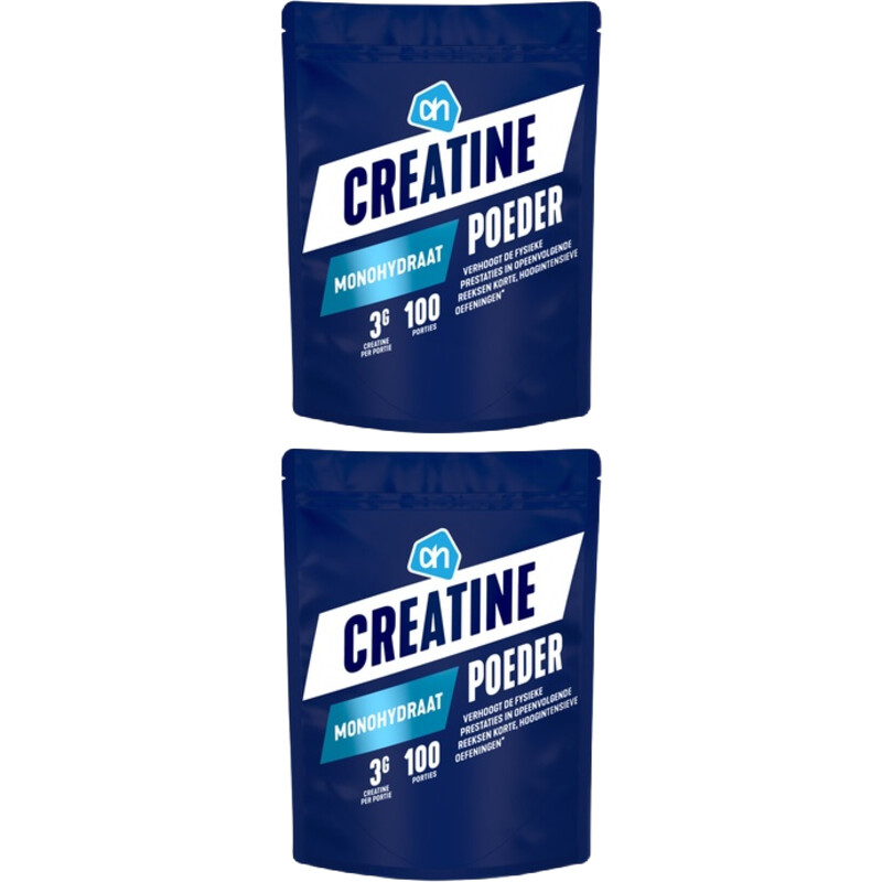 Een afbeelding van AH Creatine poeder 2-pack
