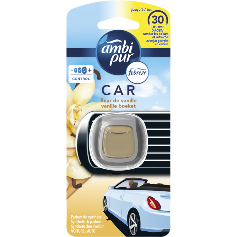 Een afbeelding van Ambi Pur Car luchtverfrisser vanille boeket