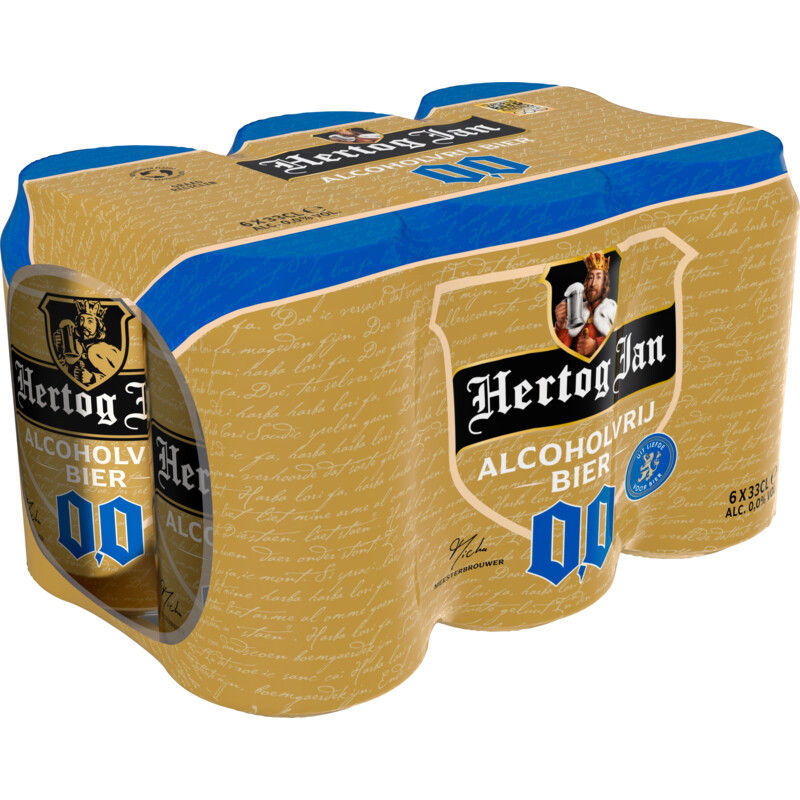 Hertog Jan 0.0 Alcoholvrij bier 6-pack