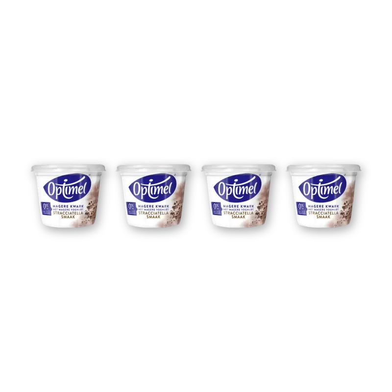 Optimel Magere kwark stracciatella 4-pack