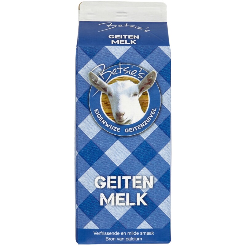 Een afbeelding van Betsie's Volle geitenmelk