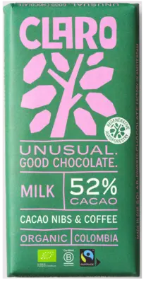 pdp-image-Claro Reep 52% milk cacao nibs & coffee