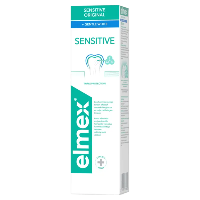 Tandpasta sensitive en whitening