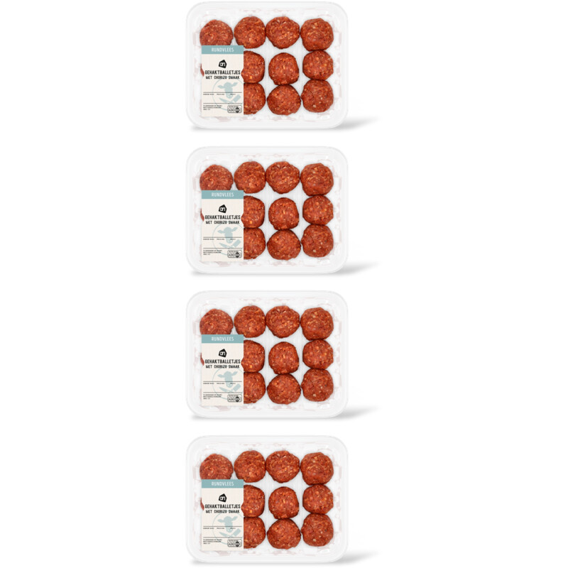 AH Gehaktballetjes chorizo smaak 4-pack