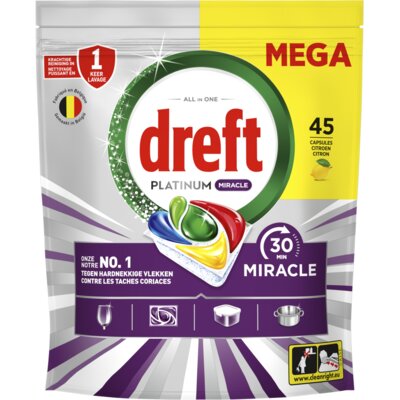 pdp-image-Dreft Platinum miracle mega vaatwascapsules