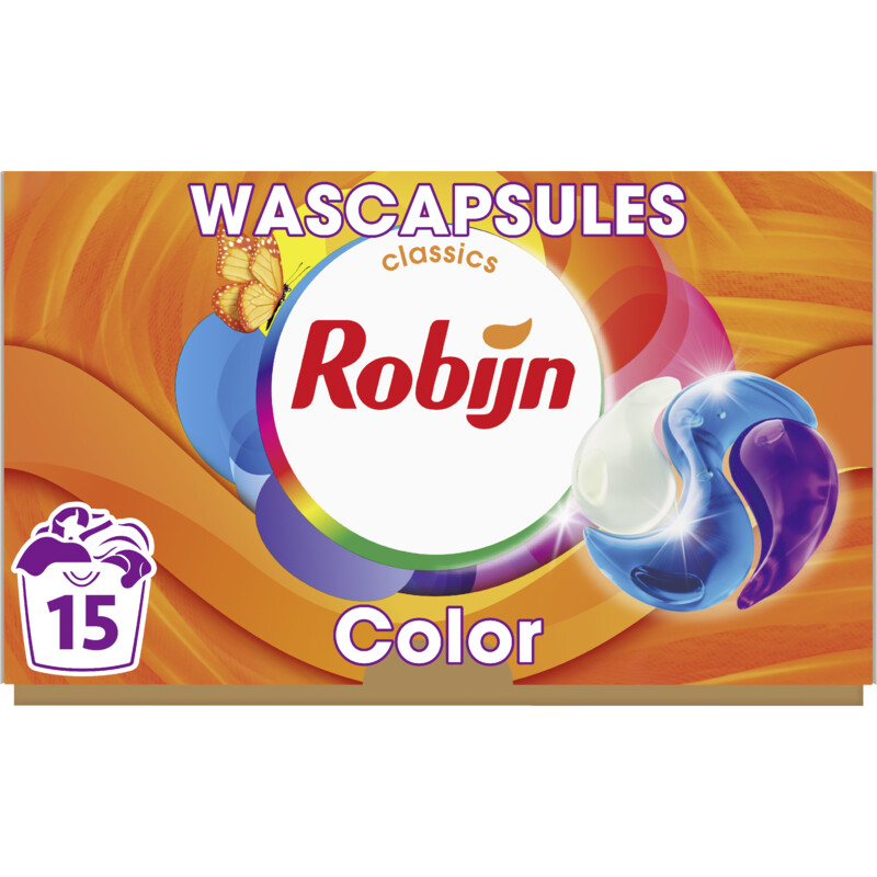Een afbeelding van Robijn 3-in-1 Wascapsules color