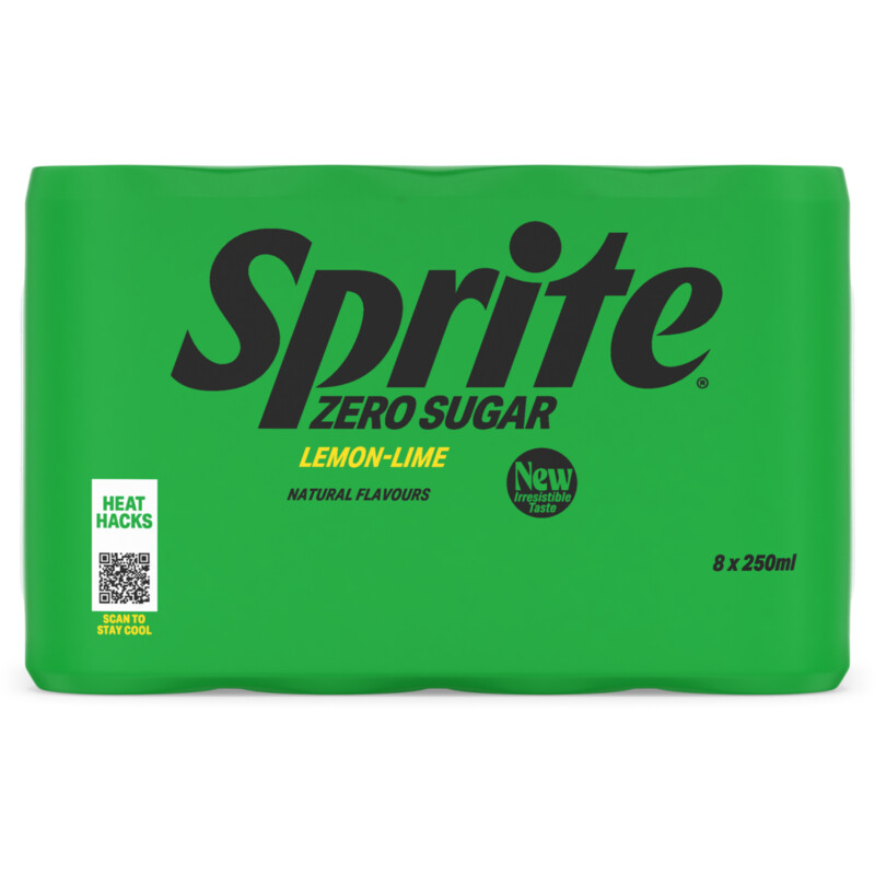 Een afbeelding van Sprite Lemon lime zero sugar 8-pack bel