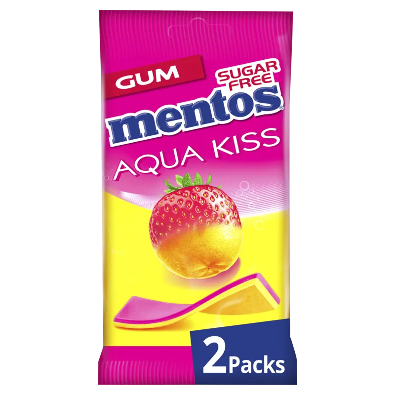 Mentos Gum Aqua kiss 2-pack