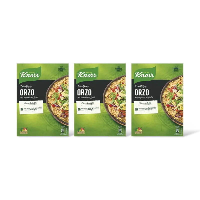 Knorr Foodtrips orzo 3-pack