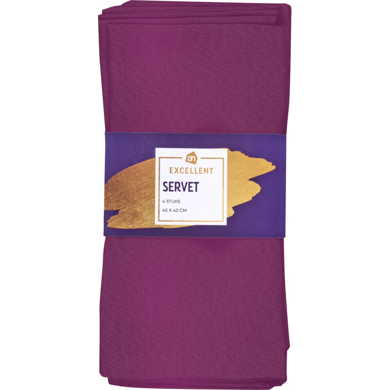 Een afbeelding van AH Excellent Servetten paars