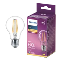 Philips Led fil standaard helder E27 60W