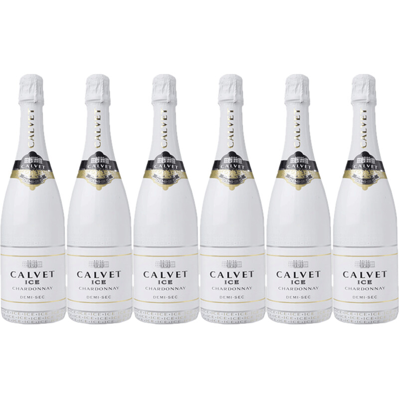 Een afbeelding van Calvet Ice chardonnay demi-sec 6 flessen
