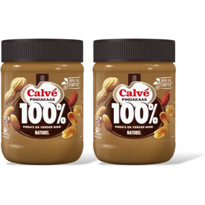 pdp-image-Calvé 100% Naturel pindakaas 2-pack