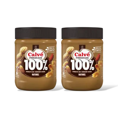 pdp-image-Calvé 100% Naturel pindakaas 2-pack