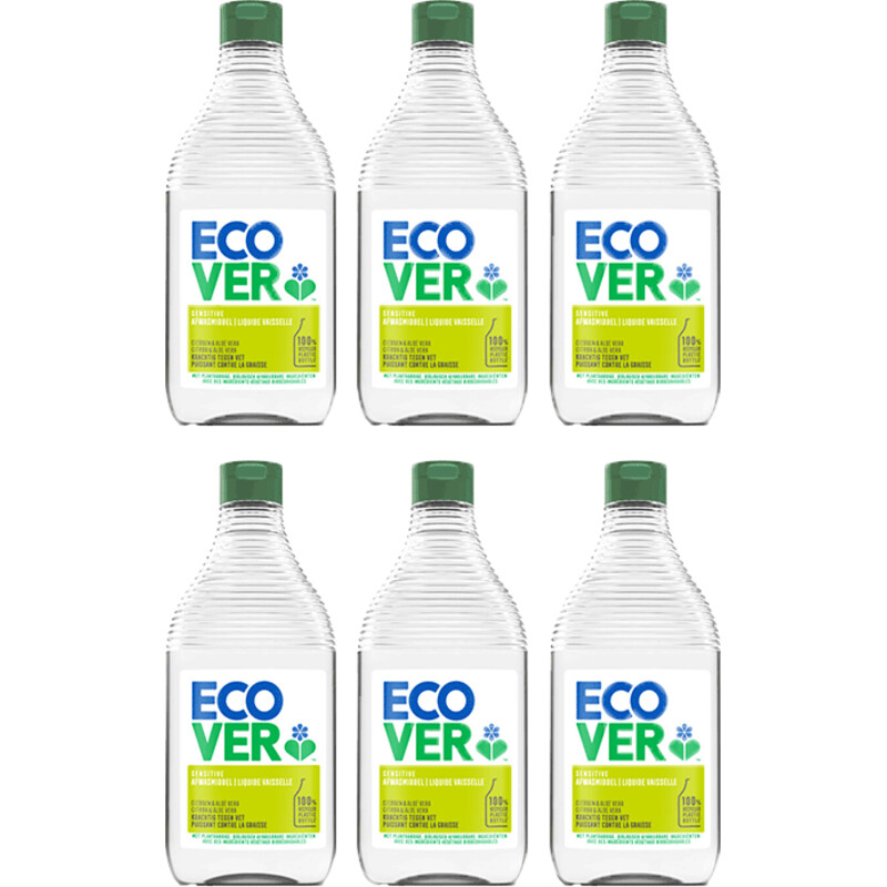 Een afbeelding van Ecover Afwasmiddel citroen & aloe vera 6-pack