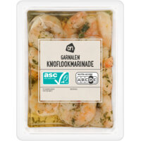 Een afbeelding van AH Garnalen in knoflookmarinade