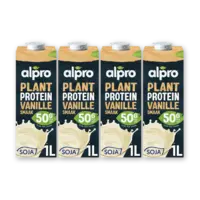 Alpro Plant protein vanilla flavour 4-pack