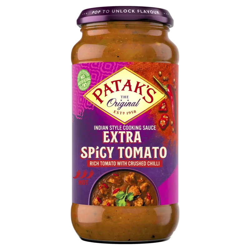 Patak's Extra spicy tomato sauce