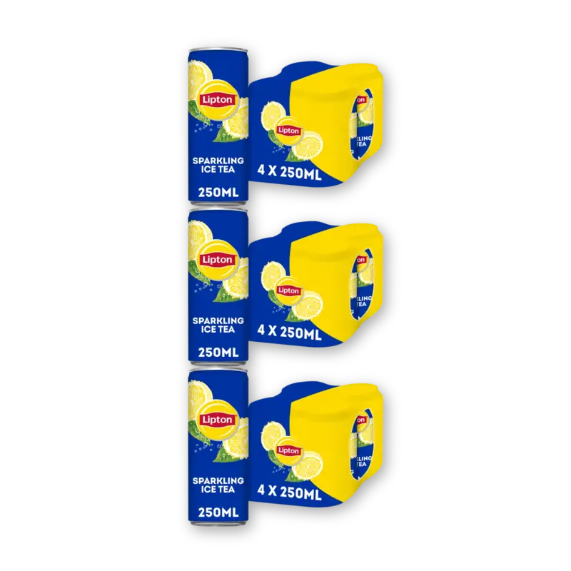 Lipton Ice tea sparkling 4-pack 3-pack
