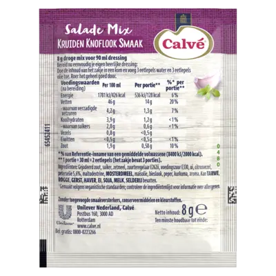 pdp-image-Calvé Salademix kruiden knoflook