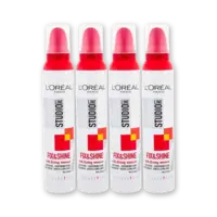 Studio Line Fix & shine mousse very strong 4-pack