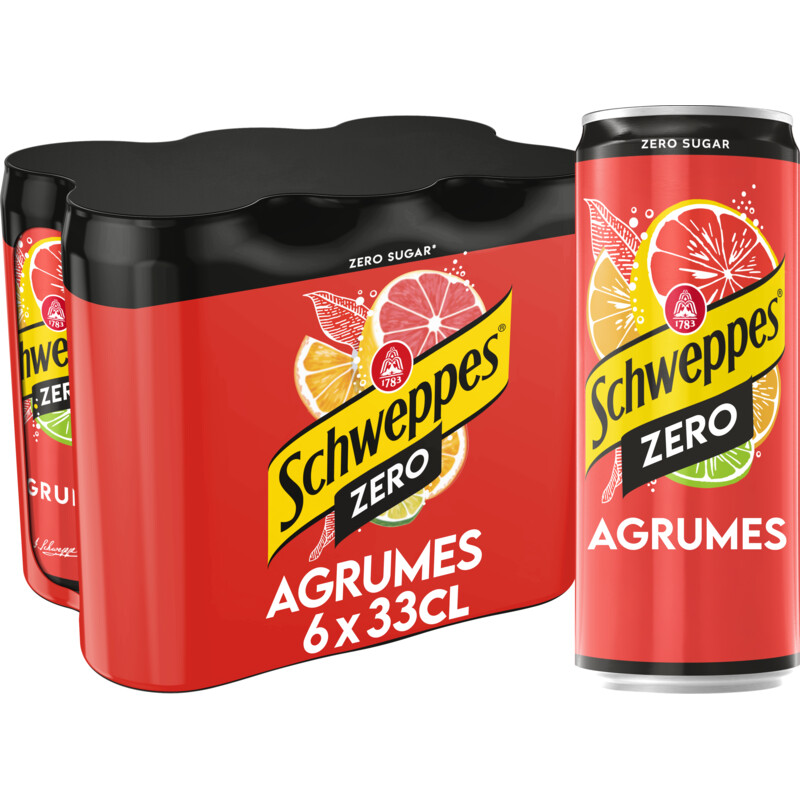 Een afbeelding van Schweppes Agrumes zero 6-pack